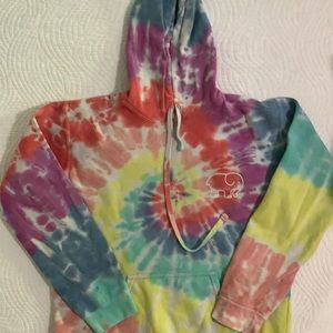 Ivory Ella Tie Dyed Hoodie